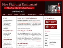 Tablet Screenshot of firefightingequip.com